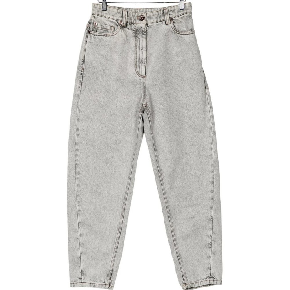 Brunello Cucinelli High-Rise Straight Leg Jeans w/ Tags - 28